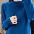 thumbnail image 7 of yillto Womens Mock Neck Sweater Soft Long Sleeve Warm Lightweight Undershirts Tops for Fall Winter, 7 of 7