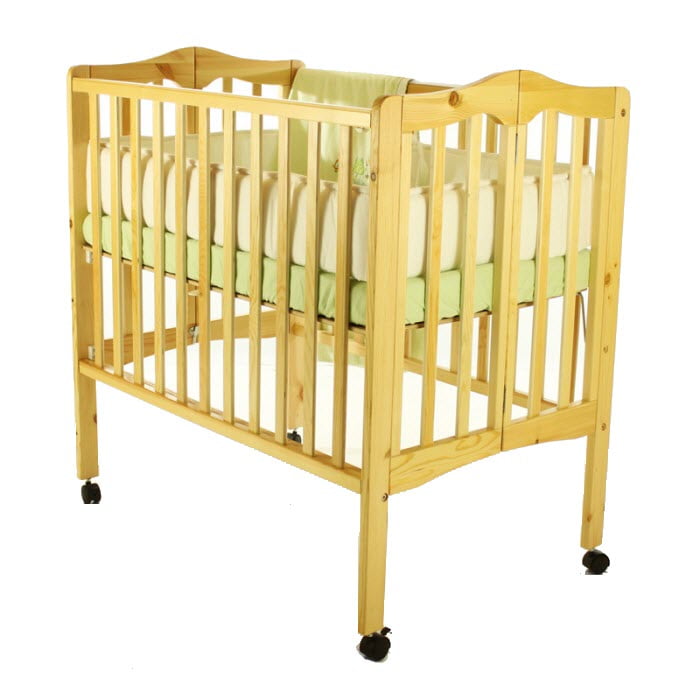 Dream On Me 2 In 1 Lightweight Portable Crib Natural Walmart