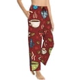 thumbnail image 2 of Daiia Coffee Cups Women's Sleep Pant with Pockets and Drawstring,Pajama Pants-XX-Large, 2 of 9