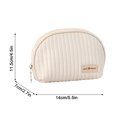thumbnail image 2 of Awdenio Semicircle Cake Cosmetic Bag Cosmetic Storage Bag Travel Cosmetic Bag Mini Hand Cosmetic Bag, 2 of 2