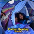 thumbnail image 2 of Dream Tents Unicorn Fantasy Twin Size, Kids Pop Up Play Tent, As Seen on TV, 2 of 7