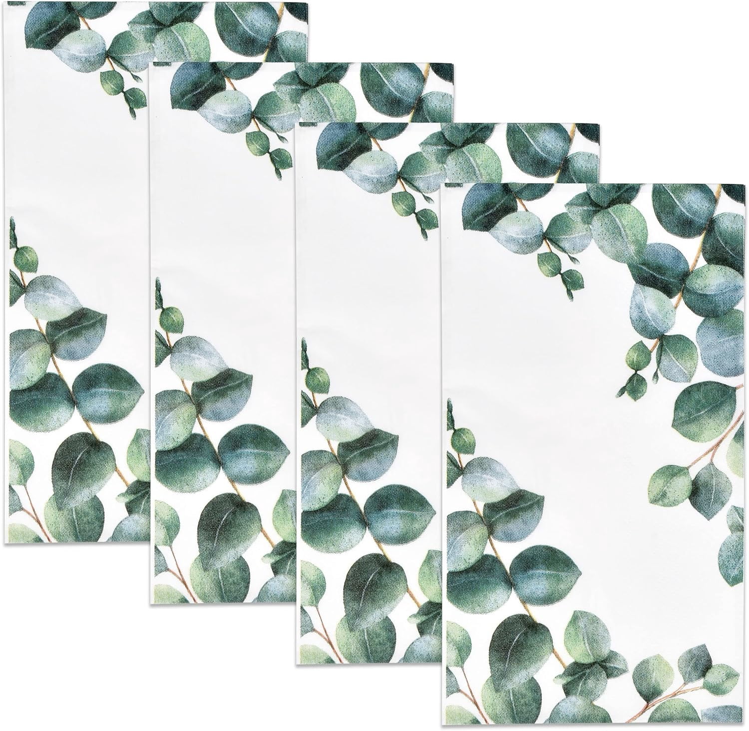 Gift Boutique Eucalyptus Greenery Disposable Paper Napkins