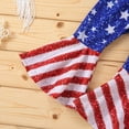 thumbnail image 6 of Kaprioy My First 4th of July Baby Girl Outfit 4th of July Baby Girl Outfits American Flag Shirt Pants Toddler Kids Little Girls Fourth of July Outfit Set, 6 of 7