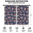 thumbnail image 2 of Blackout Kids Curtains,Pioneer Flower Floral Print Pattern Childrens Insulated Curtains Set Of 2,Bedroom Essentials,Toddler Room Decor 52"x84", 2 of 5