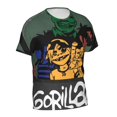 thumbnail image 3 of Gorillaz Men's Short-Sleeve T-Shirt Summer Casual Tee Top Breathable Crewneck T-Shirt Large, 3 of 7