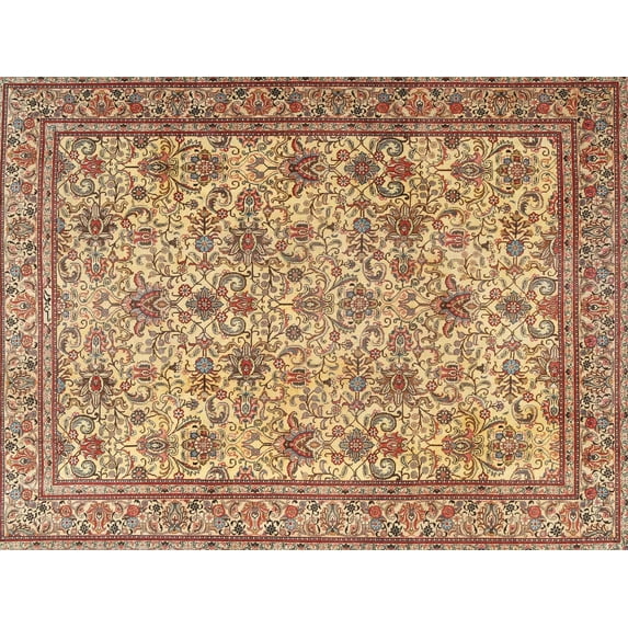 Ahgly Company Machine Washable Indoor Rectangle Traditional Mahogany Brown Area Rugs, 6' x 9'