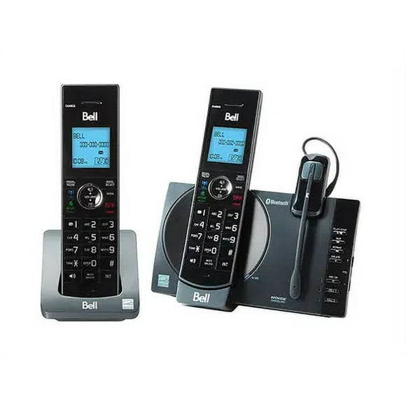Bell BE6771-3 | 2-Handset Connect to Cell™ System | Cordless Headset Included | Caller ID & Bluetooth® Integration | Answering System