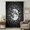 Black, White, Silver, variant on Grey Moon Sheer Curtains 45 Inches Long for Bedroom, Modern Abstract Minimalist Stars Artwork Light Filtering Privacy Drapes, Breathable Semi Sheer Short Window Treatment for Kitchen Cafe Bathroom