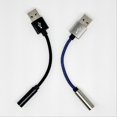 thumbnail image 5 of USB to 3.5mm Audio Cable USB A to 3.5mm Female External Silver&Blue, 5 of 5