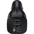 thumbnail image 2 of Dual Port Adaptive Fast Vehicle Car Charger for Sony Xperia Z [1 Car Charger + 5 FT Micro USB Cable] Dual voltages for up to 60% Faster Charging! Black, 2 of 3