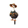 thumbnail image 2 of Wzzjkit Halloween Thanksgiving Holiday Gooses Decor with Pumpkin Yard Stake for Garden Party Christmas Tree Topper Outdoor Decorations Plug-in Display, 2 of 7