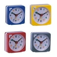 thumbnail image 4 of AMLESO Classic Mini Battery Alarm Clock Small Sauqre Travel Clock With Light And Snooze Yellow, 4 of 8
