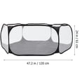 thumbnail image 2 of SHISUYAN Multi-function Small Pets Playpen Creative Pet Pen Fence Wear-resistant Animals Playpen Supply, 2 of 8