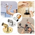 thumbnail image 6 of Uxcell Decorative Lamp Base Holder Cover Sleeve E14 Lamp Socket Cup Gold Bronze 6 Pack, 6 of 6