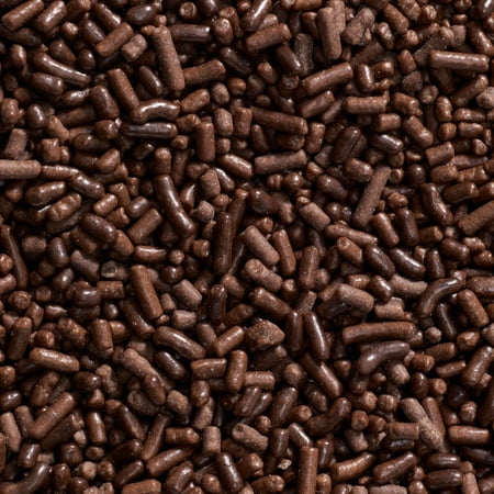 - Brown Chocolate Jimmies Edible Sprinkles 3.2 oz - National Cake Supply