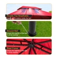 thumbnail image 6 of FDW Outdoor Folding Gazebo with 2 Sidewall Translucent Windows, Backyard Party Event, Red，10'x13', 6 of 7