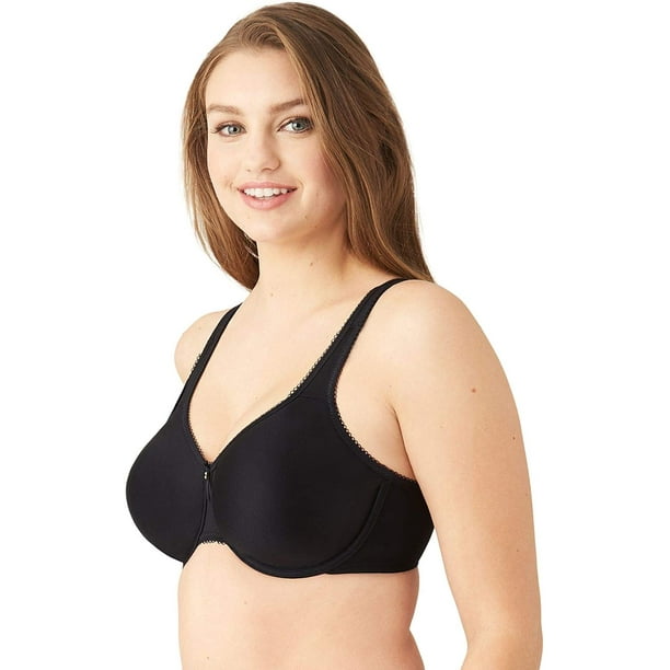Wacoal Women's Clear and Classic Underwire Bra, Black, 32D at
