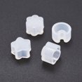 thumbnail image 4 of 20 pc Silicone Molds Resin Casting Molds For UV Resin Epoxy Resin Jewelry Making Moon/Flower/Star White 8~8.5x7.5~8x5mm Inner size: 6mm, 4 of 4