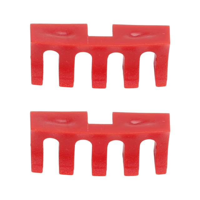 2PCS Badminton Stringing Racquet Load Spreader Embedded High Pounds Racket Load Adapter Protector Stringing Tool Red