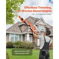 thumbnail image 6 of Cordless Electric Hedge Trimmer 20V 1200RMP with 20in Blade Extendable Trimmer, 6 of 12