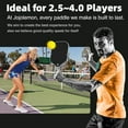 thumbnail image 2 of T700 Friction Rough Surface Carbon Fiber Pickleball Paddle, For Professional Training, 1pc and 1pc Set, 2pcs Set, 2 of 11