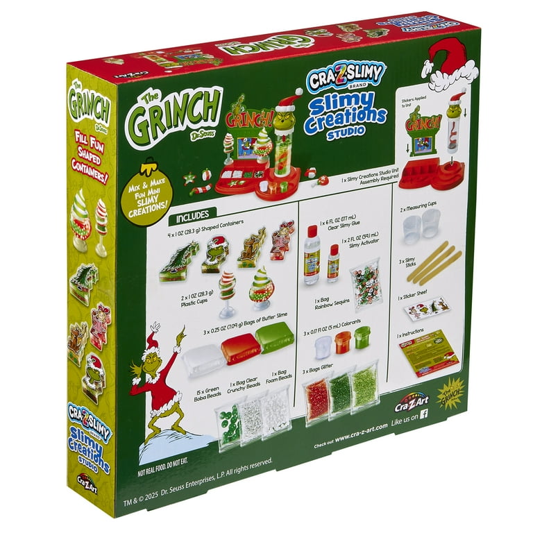 Cra-Z-Art How The Grinch Stole Christmas DIY Slime Kit for Kids