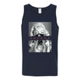 thumbnail image 2 of Wild Bobby, Marilyn Savage Bandana, Streetwear, Men Graphic Tank Top, Navy, Large, 2 of 4