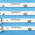thumbnail image 4 of LED Strips for Samsung 2015SVS43 FCOM BN96-37294A 37295A BN96-38878A V8DN-430SMA-R0 UN43M5300 UN43J5200 UA43M5100 HG43NE470S UN43J5290 UN43M5300 UA43N5000 UA43N5300 UN43J5290, 4 of 4