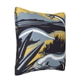 thumbnail image 2 of ZICANCN Decorative Throw Pillow Covers , Ancient Animal Couch Sofa Decorative Knit Pillow Covers for Living Room Farmhouse 18"x18", 2 of 8