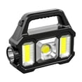 thumbnail image 2 of EGNMCR Solar Lights Outdoor Multi Function Outdoor Work Light Solar Rechargeable Handheld Lamp With USB Charging Feature And Water Repellent Build For Camping Hiking And Emergency Use Plastics lamp, 2 of 6