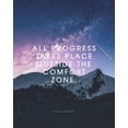 thumbnail image 2 of ArtsyQuotes 12x14 White Modern Wood Framed Museum Art Print Titled - Michael John Bobak Quote: Comfort Zone, 2 of 4
