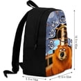 thumbnail image 3 of Grizzy With The Lemmings Laptop Backpack College School Travel Daypack 2 Compartment Basic Bag Shoulders Rucksack, 3 of 8