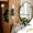White#1084, variant on Wall Mounted Rotating Coat Rack with Vintage Iron Hooks and Wood Ball Ends for Entryway, Bedroom, Hats, Bags and Towels