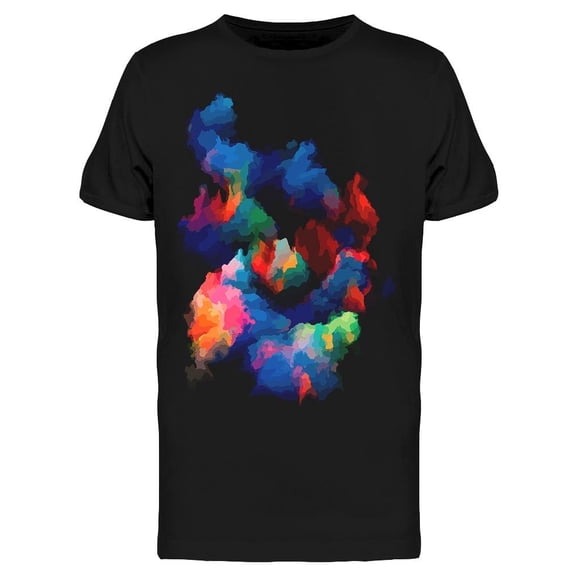 Bits Of Canvas Rainbow T-Shirt Men -Image by Shutterstock, Male XX-Large