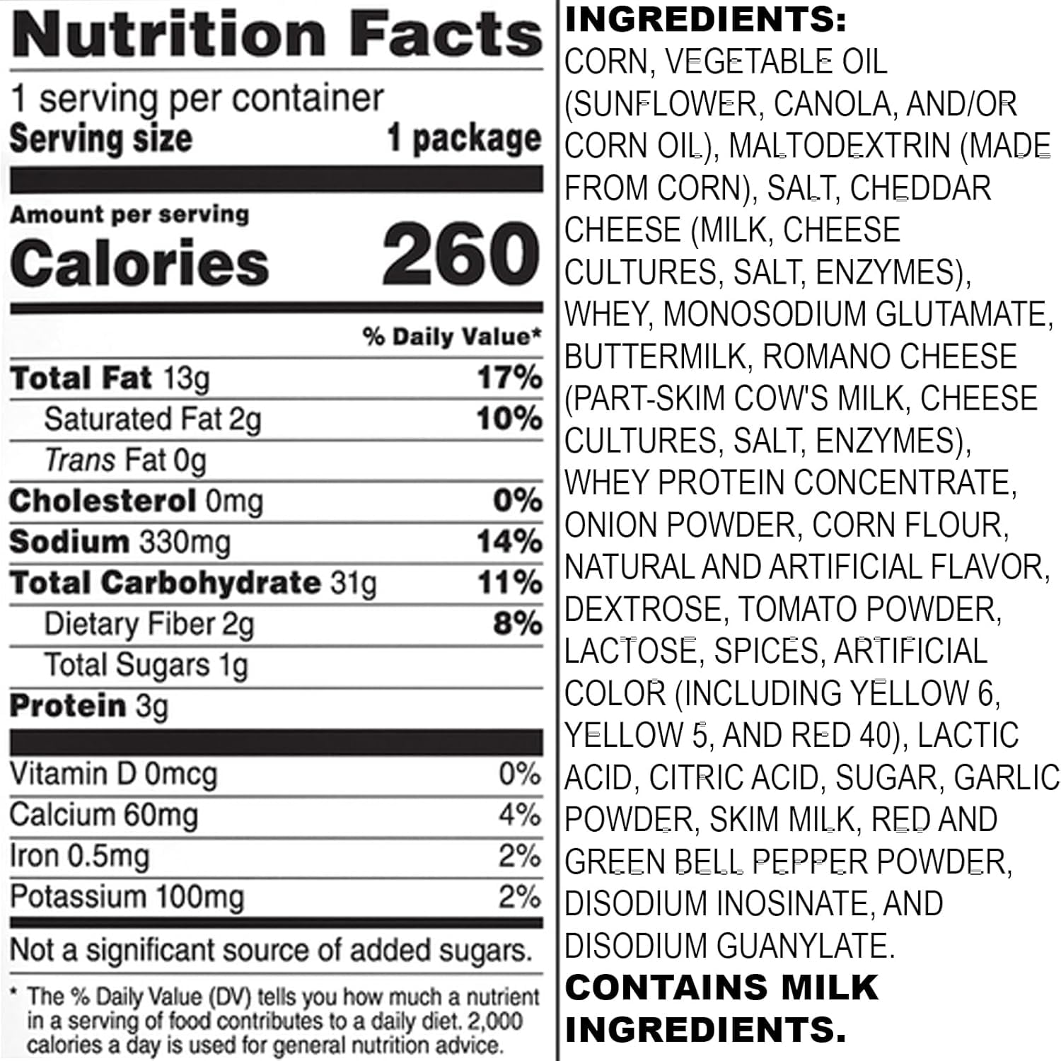 Doritos Nacho Cheese Flavored Tortilla Chips, 1.75 Oz, Pack of 8, Bundled By Shoppyway