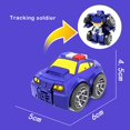 thumbnail image 3 of Ensemble de Collection de Véhicules de Construction Robot Transformable pour Tout-Petits – Robots Transformables pour Enfants Jouets à Rétrofriction, 3 of 3