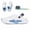 Blue, variant on Men's 3D Performance Cloud Clogs,Breathable and Lightweight Comfort Summer Clog,Outdoor Indoor Cloud Non-Slip Clogs