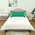 thumbnail image 6 of GZHJMY Solid Color Satin Pillowcase, Soft Breathable Silk Pillow Case with Envelope Closure for Hair and Skin, Queen Size 30 x 20 Inch Home Decor, 6 of 7