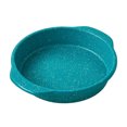 thumbnail image 5 of (2 pack) The Pioneer Woman Teal Speckle Timeless 9" Nonstick Aluminized Steel Round Cake Pan, 5 of 15