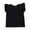 D28-Black, variant on RMGVDSD Little Girls Short Sleeve T Shirts Crewneck Summer Tops Casual Ruffle T Shirt Comfortable Tee Shirts Toddler Girls T-Shirt Solid Color Tshirts 3-4 Years