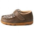 thumbnail image 4 of Twisted X Boots Boys Infant Driving Mocs - Bomber/Leopard 4 Brown, 4 of 5