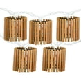 thumbnail image 2 of Northlight Tropical Bamboo Indoor Outdoor Patio String Light Set - 7.25' White Wire - 10ct, 2 of 7