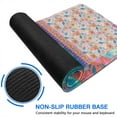 thumbnail image 6 of Long Mouse Pads for Desk,Bohemian Pioneer Flower Patchwork Desk Mats on Top Of Desks, Desk Mouse Pad Extra Large with 3mm Non-Slip Base and Stitched Edge for Gaming,Office,Work,Home 31.5"x11.8", 6 of 6