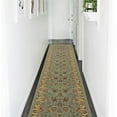 thumbnail image 2 of Ottomanson Non-Slip Hallway Runner Rug 20" x 59" Perfect for High Traffic Areas, Seafoam Floral, 2 of 7