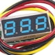 thumbnail image 4 of Probador de voltaje digital de 3 cables 0-100 V Mini voltímetro CC de 0,28 pulgadas (azul), 4 of 4