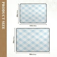 thumbnail image 3 of Iauyy 63x48in Washable Large Non-Slip Area Rugs,Modern Minimalist Patterns Ultra Soft Washable for Floor Mats for House Living Room Dining Room Office，Light Blue and White, 3 of 7