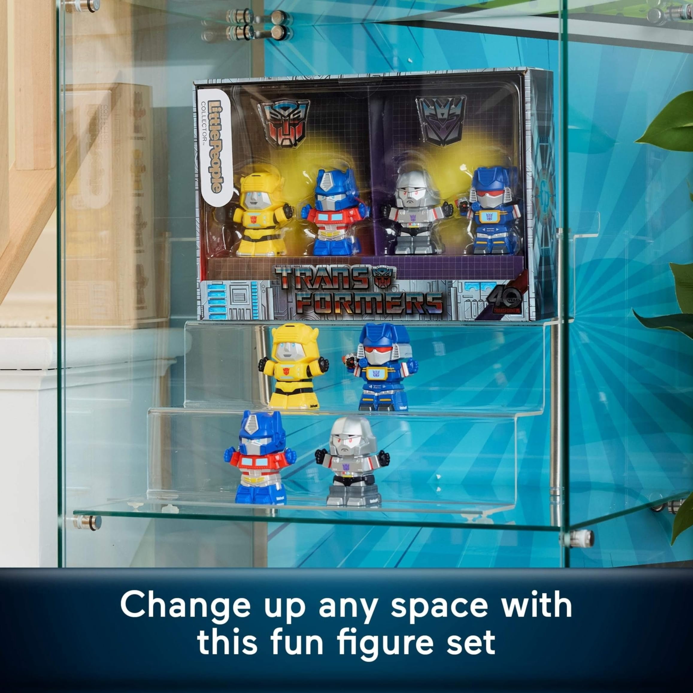Fisher Price Little People Transformers Set of 4 Toy New With Tag