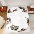 thumbnail image 5 of Feelyou Princess Bowknot Lips Twin Sheet Sets, Cheetah Print Bedding, 3-Piece, 5 of 7