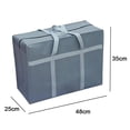 thumbnail image 2 of Bolsa de almacenamiento Laklulu con cremalleras y asas de transporte, bolsas de tela Oxford resistentes para mudanzas, 2 of 5