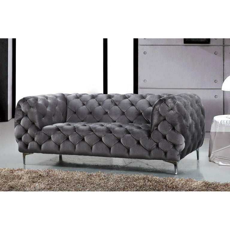 Meridian mercer 2024 velvet sofa